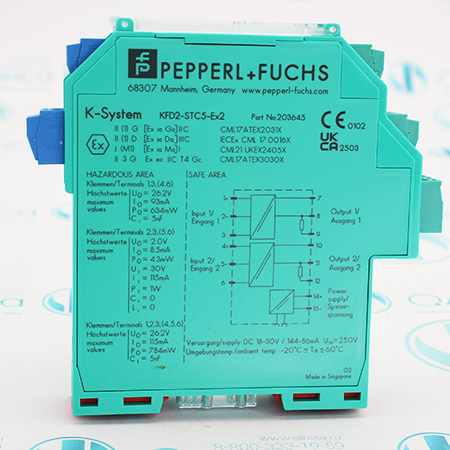 KFD2-STC5-Ex2 Барьер искрозащиты Pepperl Fuchs