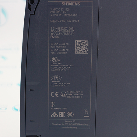 6ES7511-1AK02-0AB0 Процессор центральный CPU Siemens