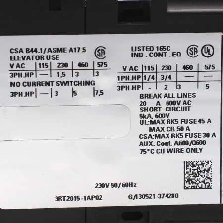 3RT2015-1AP02 Контактор Siemens