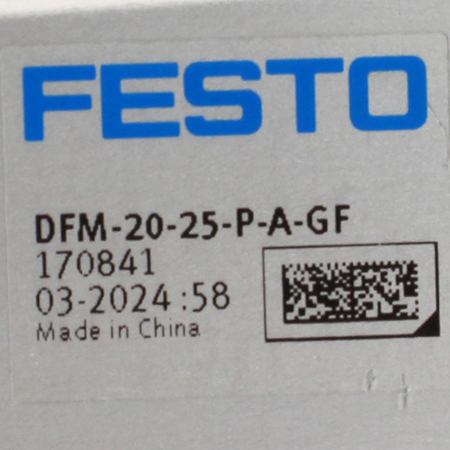 DFM-20-25-P-A-GF Пневмоцилиндр с направляющей Festo