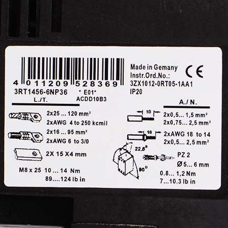 3RT1456-6NP36 Контактор Siemens