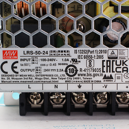 LRS-50-24 Блок питания Mean Well