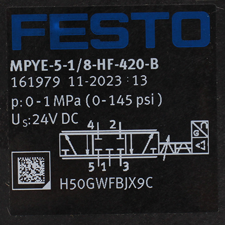 MPYE-5-1/8-HF-420-B Распределитель пропорциональный Festo