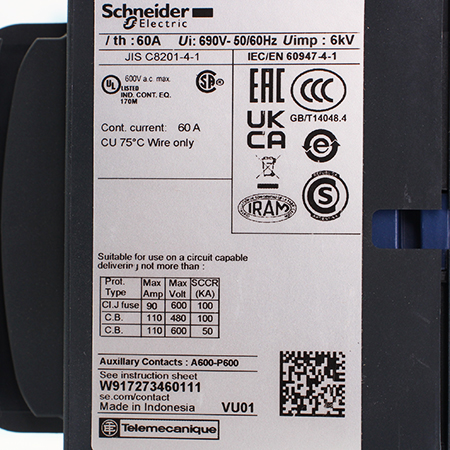 LC1DT60AM7 Контактор Schneider Electric