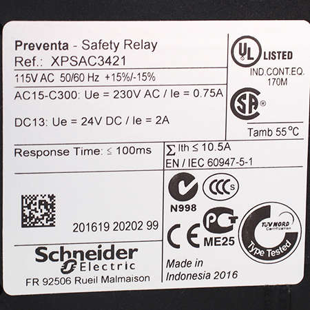 XPSAC3421 Модуль безопасности Schneider Electric