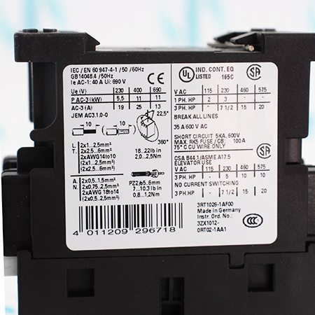 3RT1026-1AF00 Контактор Siemens