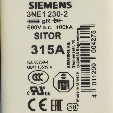 3NE1230-2 Вставка плавкая Siemens