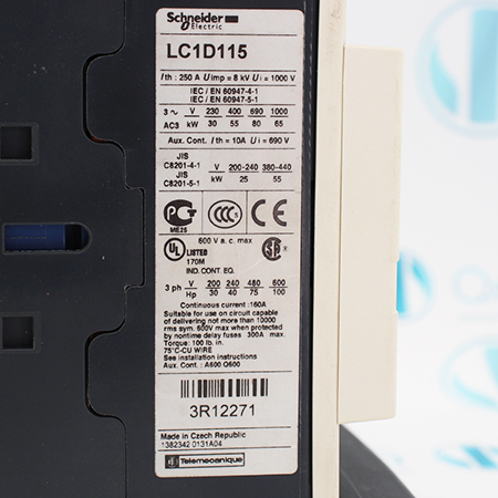 LC1D115F7 Контактор Schneider Electric (б/у)