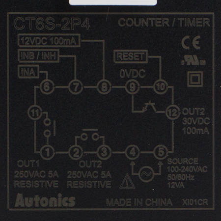 CT6S-2P4 Таймер Autonics