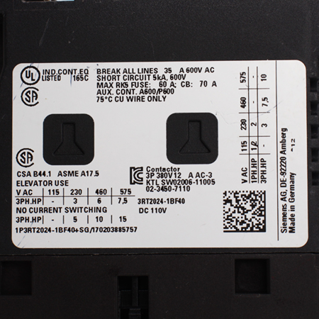 3RT2024-1BF40 Контактор силовой Siemens