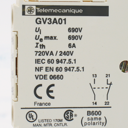 GV3A01 Контакт дополнительный Schneider Electric/Telemecanique