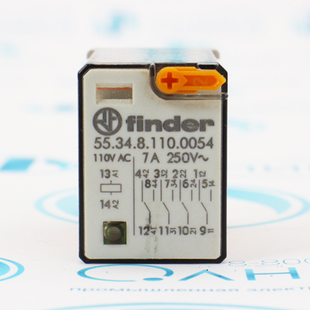 55.34.8.110.0054 Реле промежуточное Finder (с хранения)
