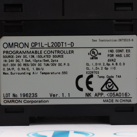 CP1L-L20DT1-D Контроллер логический программируемый Omron