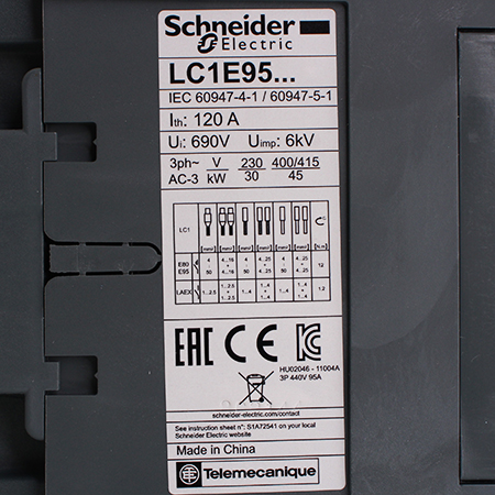 LC1E95M7 Контактор Schneider Electric