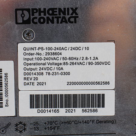 QUINT-PS-100-240AC/24DC/10 2938604 Источники питания Phoenix Contact