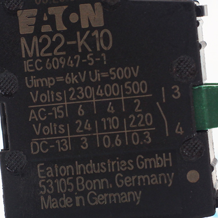 M22-K10 Элемент контактный EATON