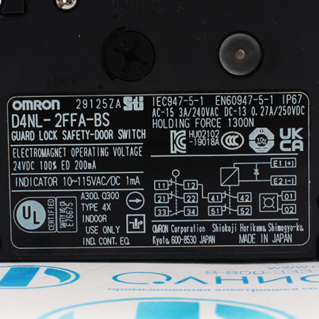 D4NL-2FFA-BS Переключатель концевой Omron