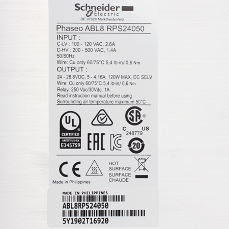 ABL8RPS24050 Блок питания Schneider Electric