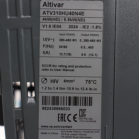 ATV310HU40N4E Преобразователь частоты Schneider Electric