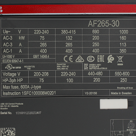 1SFL547002R1311 Контактор ABB