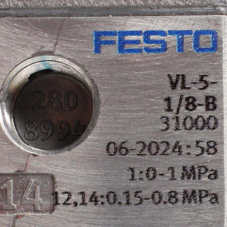 VL-5-1/8-B Распределитель с пневматическим управлением Festo