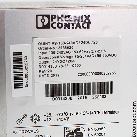 QUINT-PS-100-240AC/24DC/20 2938620 Блок питания Phoenix Contact