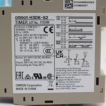 H3DK-S2 AC/DC24-240 Таймер аналоговый Omron