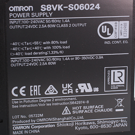 S8VK-S06024 Блок питания импульсный Omron