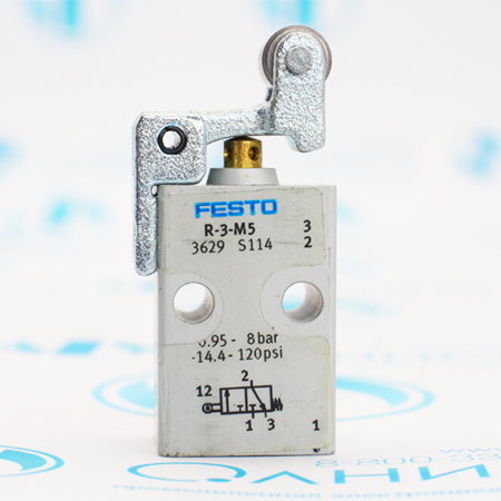 R-3-M5 Распределитель с роликовым рычагом Festo