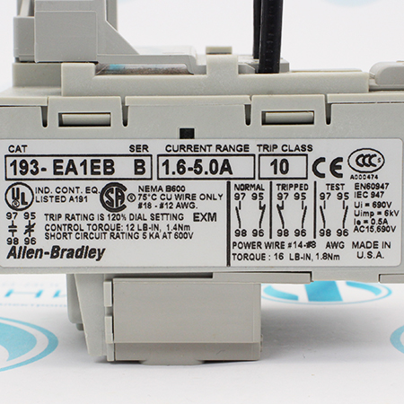 193-EA1EB Реле перегрузки Allen-Bradley