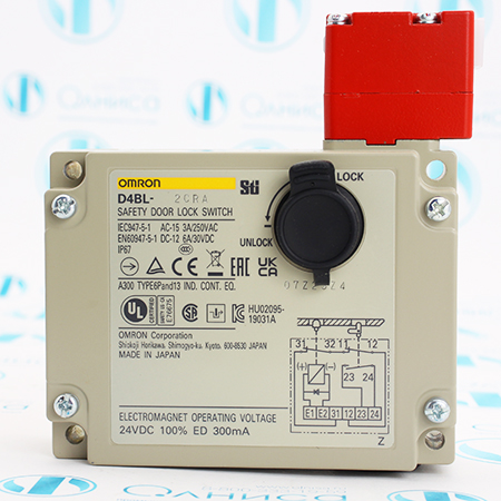 D4BL-2CRA Выключатель безопасности концевой Omron