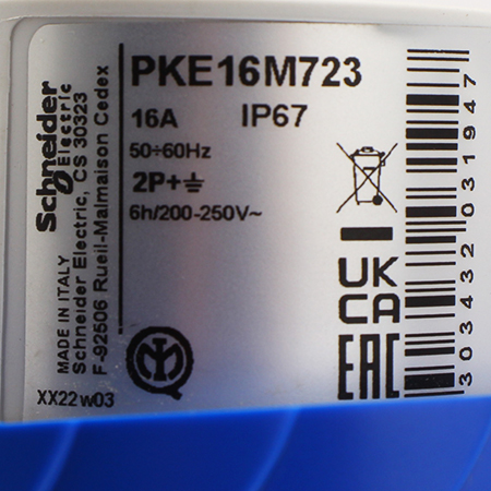 PKE16M723 Вилка кабельная переносная Schneider Electric