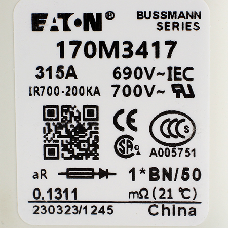 170M3417 Предохранитель Bussmann/Eaton