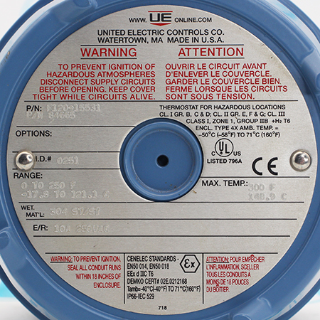 F120-15531 Реле температуры United Electric Controls (с хранения)