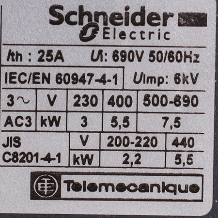 LC2D12BL Контактор Schneider Electric