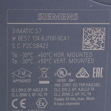 6ES7134-6JF00-0CA1 Модуль аналогового ввода Siemens