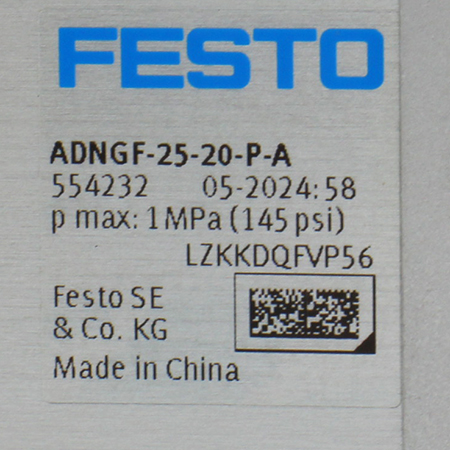 ADNGF-25-20-P-A Пневмоцилиндр Festo