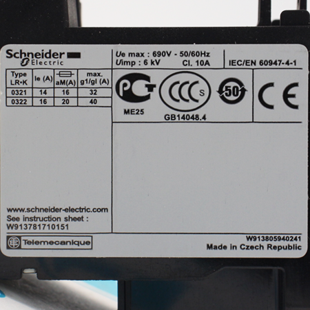 LR2K0322 Реле тепловое Schneider Electric