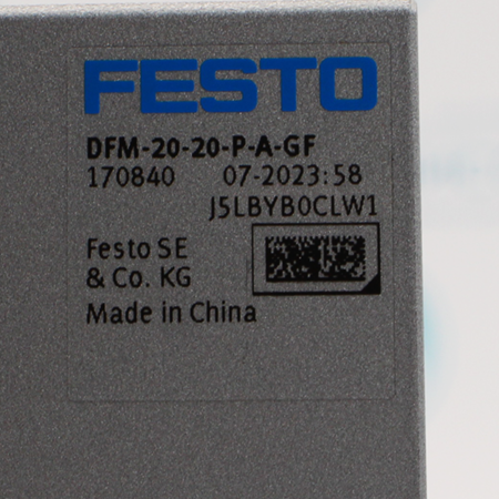 DFM-20-20-P-A-GF Пневмоцилиндр с направляющей Festo