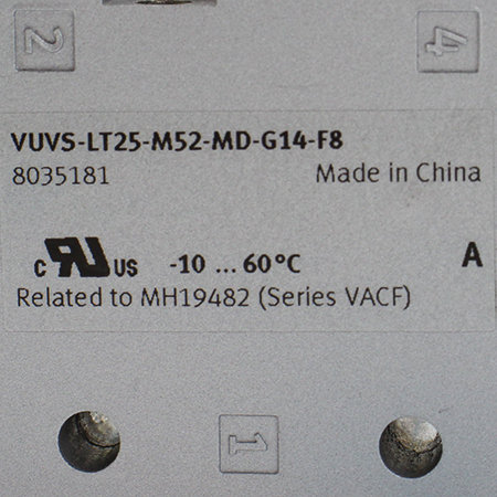 VUVS-LT25-M52-MD-G14-F8 Пневмораспределитель Festo