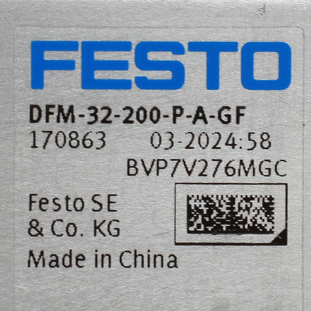 DFM-32-200-P-A-GF Пневмоцилиндр с направляющей Festo