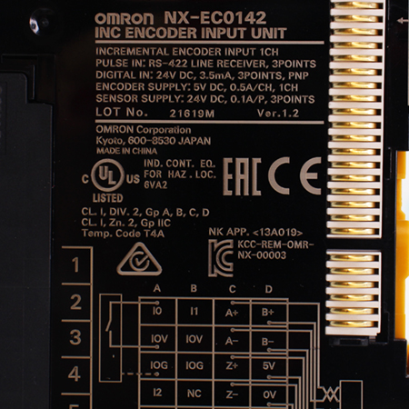 NX-EC0142 Модуль счетный для системы ввода/вывода Omron