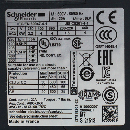 LC1K0910M72 Контактор Schneider Electric