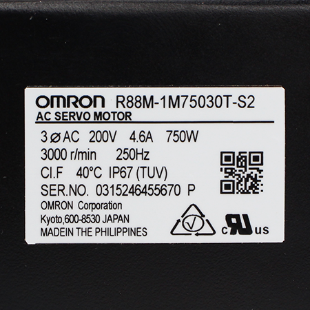 R88M-1M75030T-S2 Серводвигатель Omron