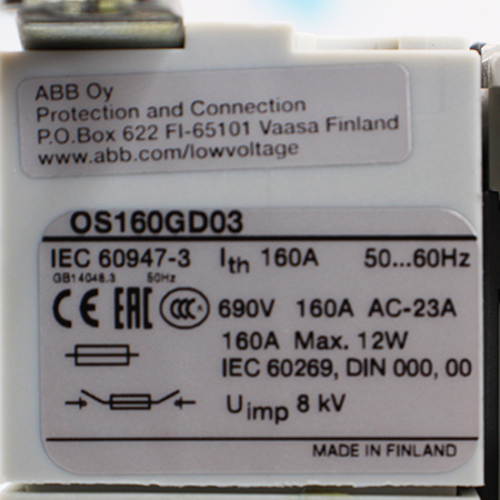 1SCA114221R1001 Рубильник ABB