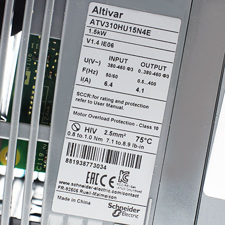 ATV310HU15N4E Преобразователь частоты Schneider Electric