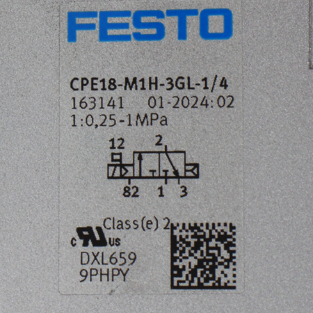 CPE18-M1H-3GL-1/4 Распределитель с электроуправлением Festo