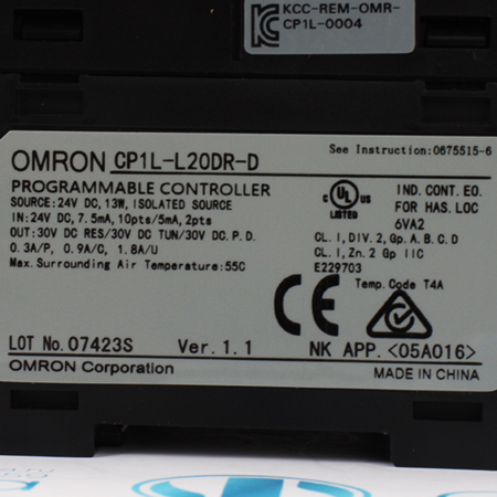 CP1L-L20DR-D Контроллер логический программируемый Omron