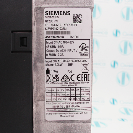 6SL3210-1KE17-5UF1 Преобразователь Siemens