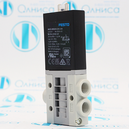 MHE3-MS1H-3/2G-1/8 Распределитель с электромагнитным управлением Festo